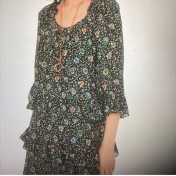 Tory Burch Floral Ruffle Dress - Picture 4 of 4